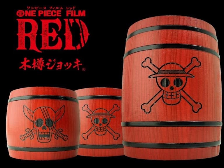 紀念《航海王》劇場版上映!日本推出「ONE PIECE FILM RED 木桶啤酒杯」,海賊迷一起舉杯慶祝吧!