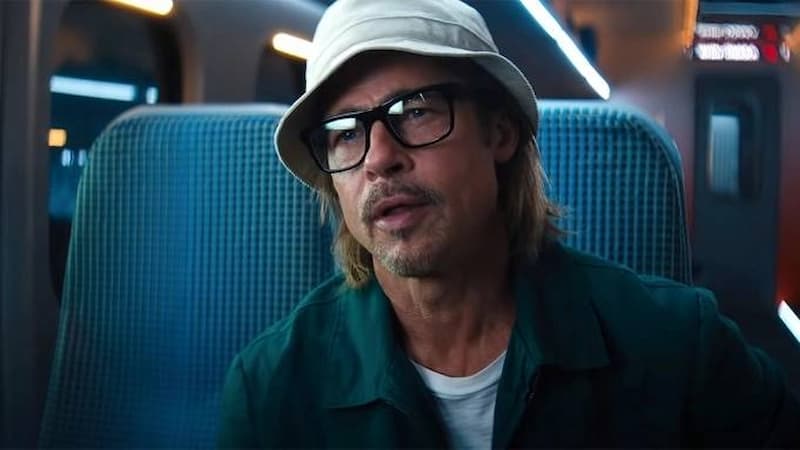 布萊德彼特（Brad Pitt）在《子彈列車》飾演一名殺手「瓢蟲」