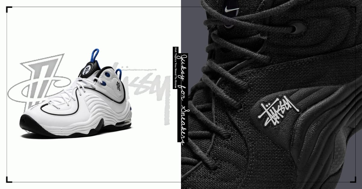 Stussy x Nike Air Penny 2 黑魂聯名球鞋多圖發表，將在2022 年秋季