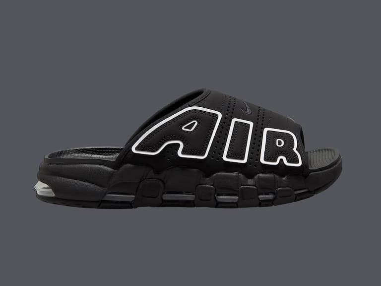 Nike 推出 Air More Uptempo 全新「黑白 OG」拖鞋款式，將可能成為 GD 的足下新歡？