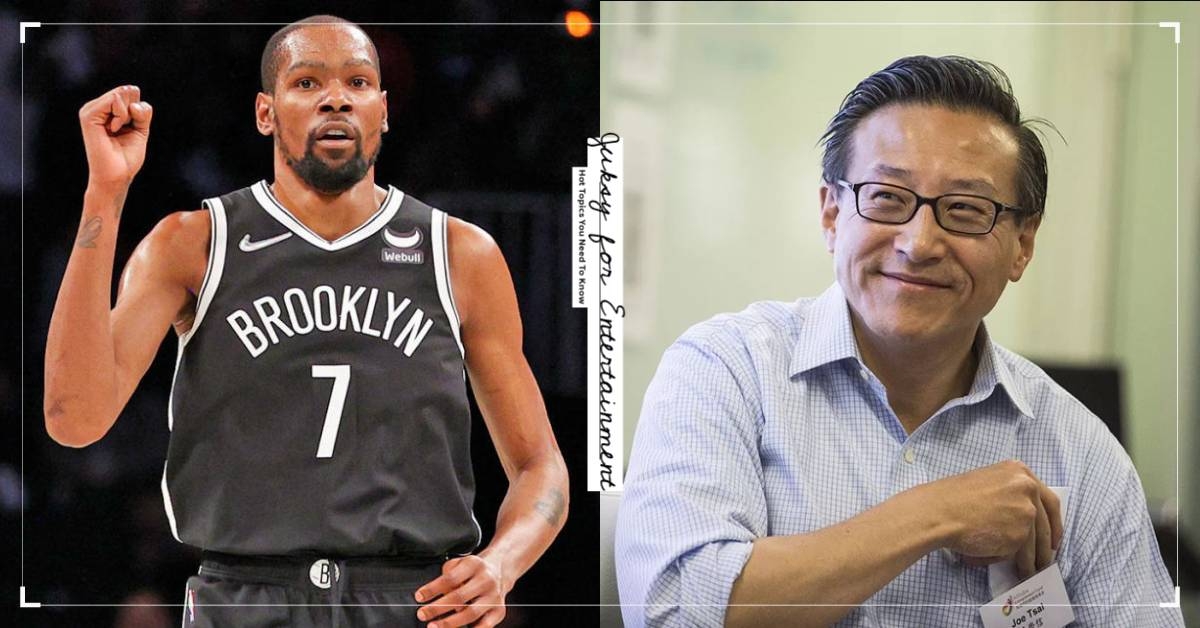 Kevin Durant 與 NBA 籃網隊老闆蔡崇信