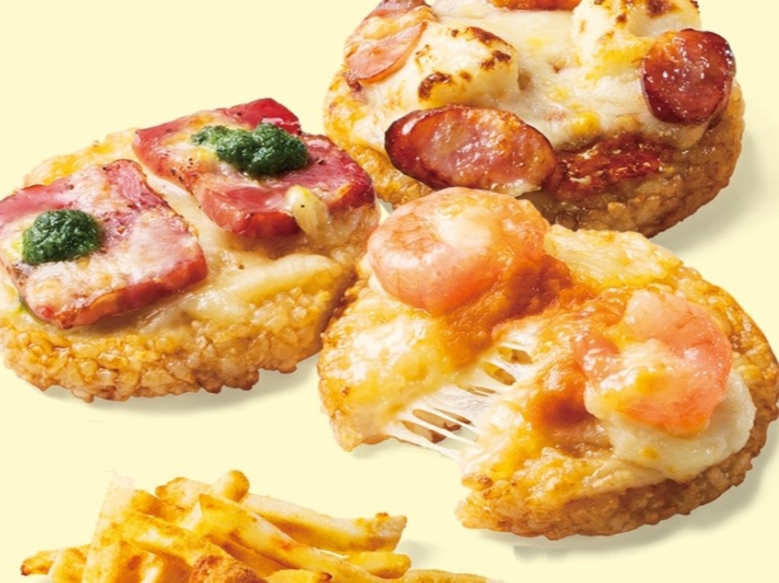 日本必勝客 Pizza Hut 推出全新概念「米披薩」，看起來跟米漢堡有 87 像！