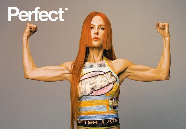 「不老女神」妮可基嫚登上《PERFECT》雜誌秀出六塊肌、二頭肌！