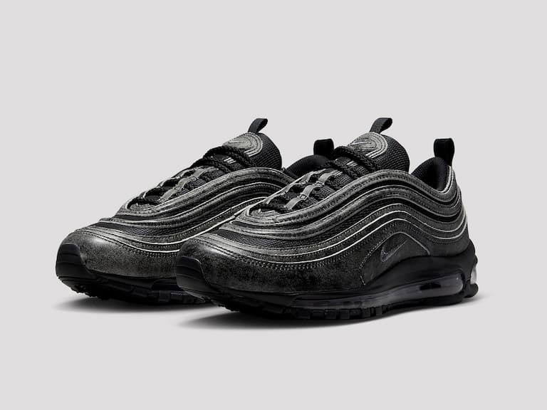 COMME des GARÇONS HOMME PLUS x Nike Air Max 97 聯名黑子彈釋出,細節美圖全鑑賞!