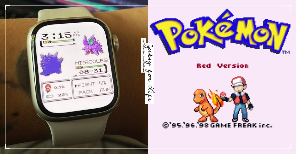 Apple Watch reproduces the classic “Pokémon Battle Surface”, this article  tells you how the steps are presented! JUKSY Street Star  - Time  News