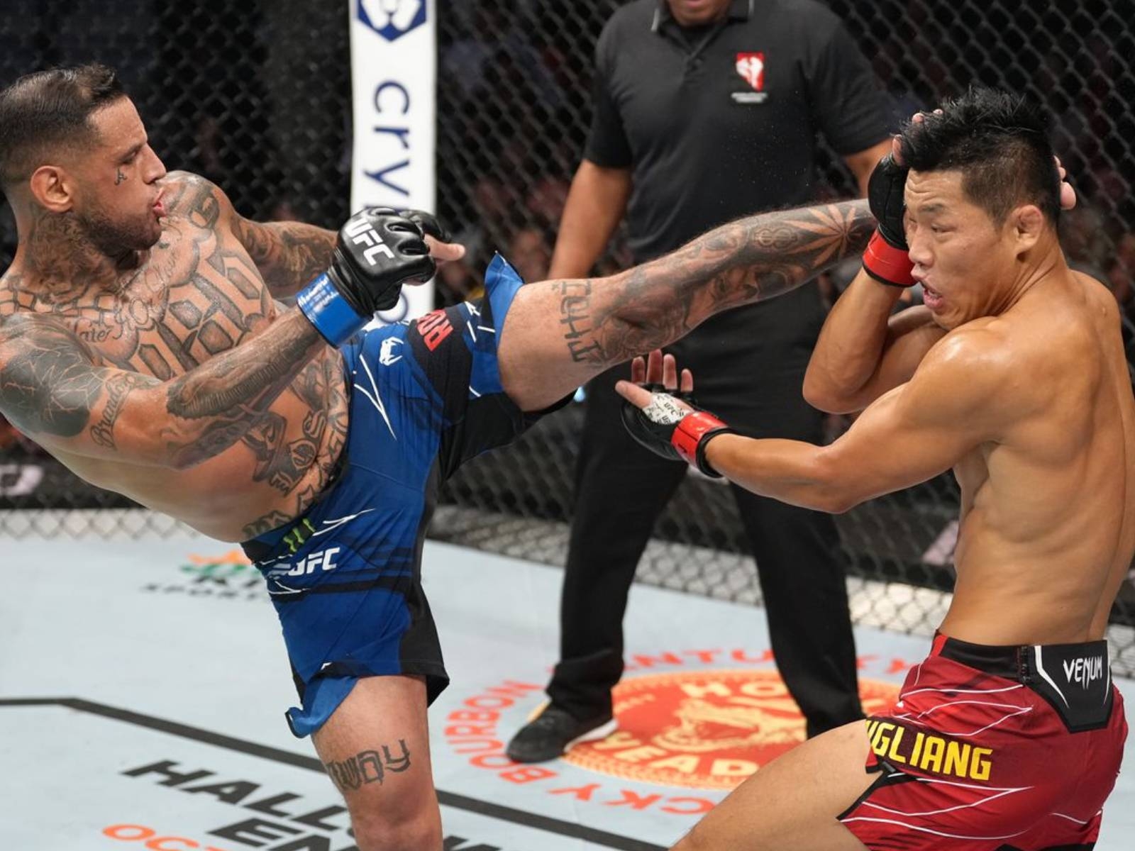 UFC「中國吸血魔」李景亮單挑相差近 9 磅對手，賽後坦言：「本來就有很多事情不公平」