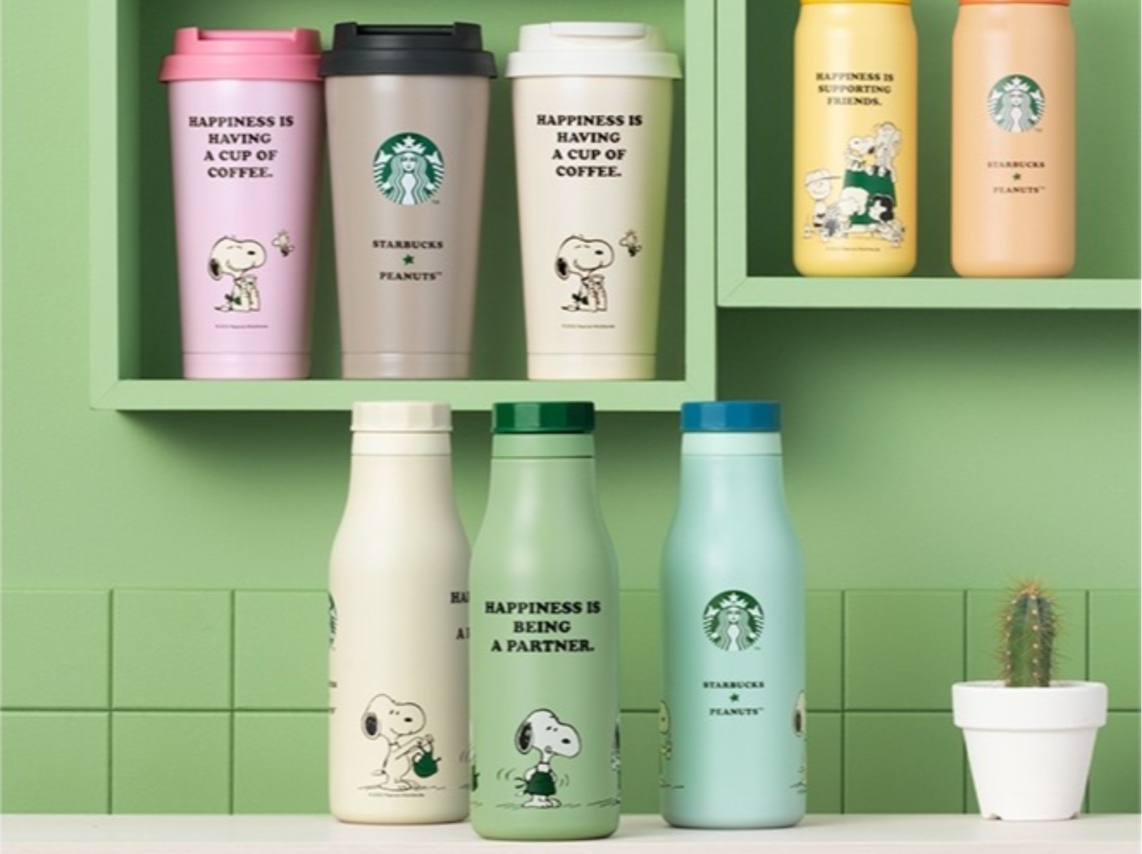 日本星巴克 Starbucks ×《PEANUTS》推出 20 款 SNOOPY 聯名，史努比控必收藏！