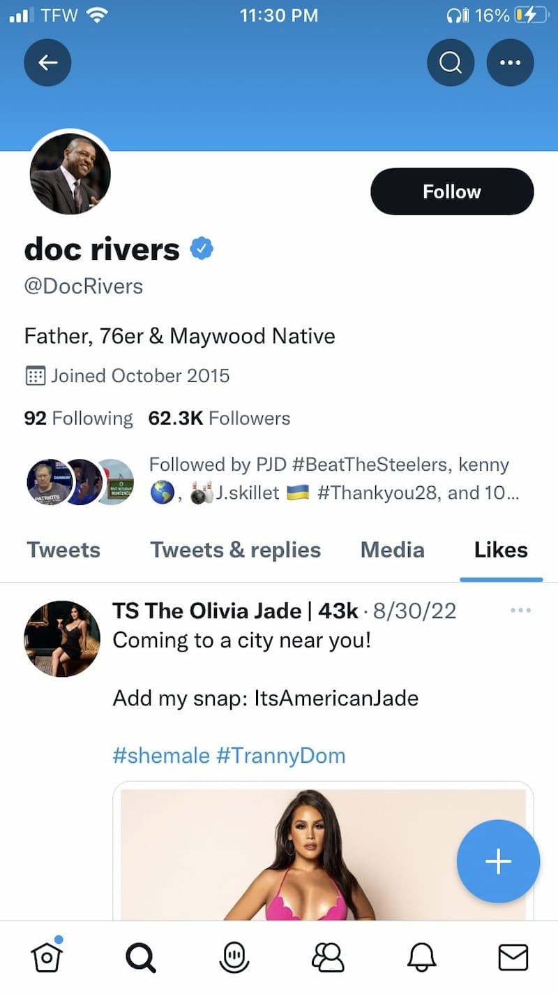 NBA Doc Rivers Twitter