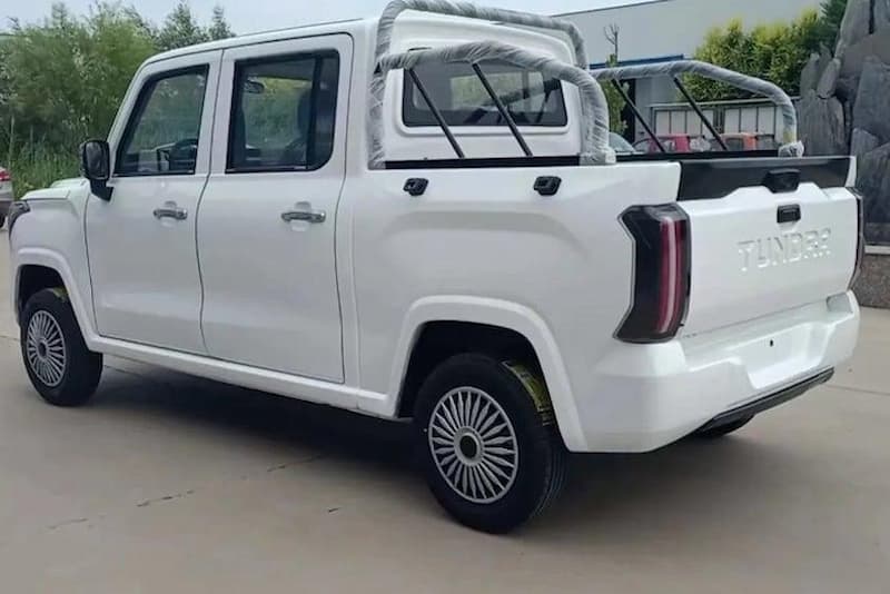 中國賽諾車節點科技有限公司（Sino Vehicle Hub Co.）在最近推出了一款皮卡車「Tundar」的外觀。