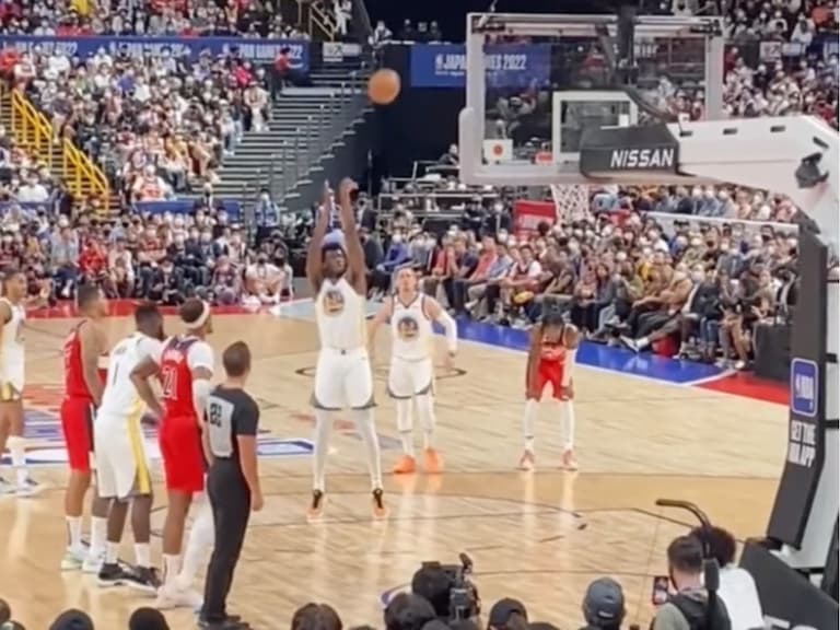 NBA 日本賽日本球迷展現「超有禮貌」一面,球員罰球現場竟毫無任何干擾聲音!