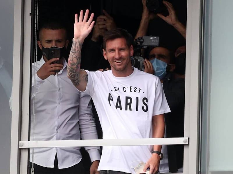 作為巴黎聖日耳曼（PSG）頭號球星的梅西（Lionel Messi）