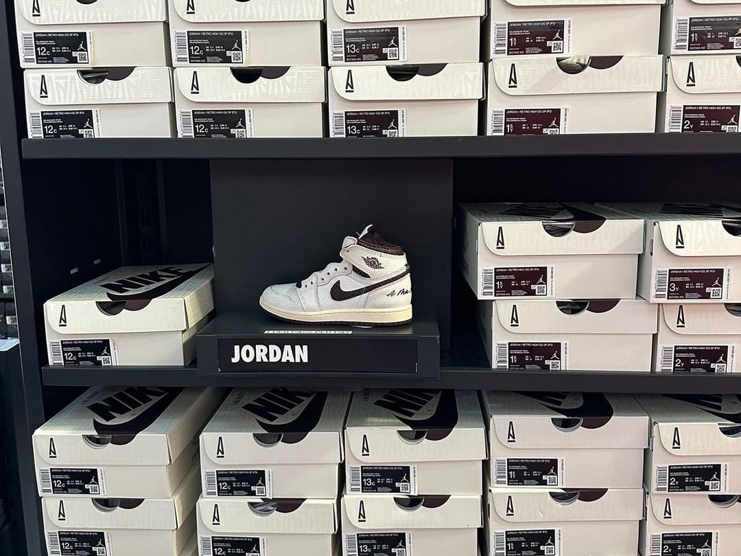 A Ma Maniére x Air Jordan 1 大量上架 Nike 員購店開賣，鞋迷近看尺寸全都笑了！