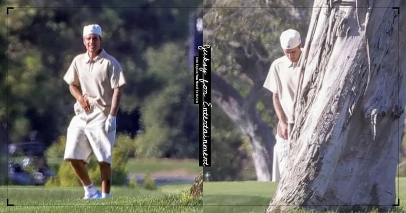 小賈斯汀 Justin Bieber 「隨地小便」被抓包，腳上那雙 Air Jordan 1 北卡藍也成亮點！