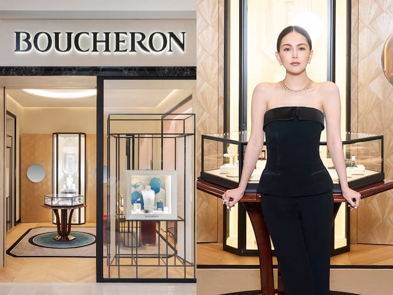 昆凌登 Boucheron 寶詩龍台中大遠百精品店開幕！自曝與老公周杰倫遊法趣事