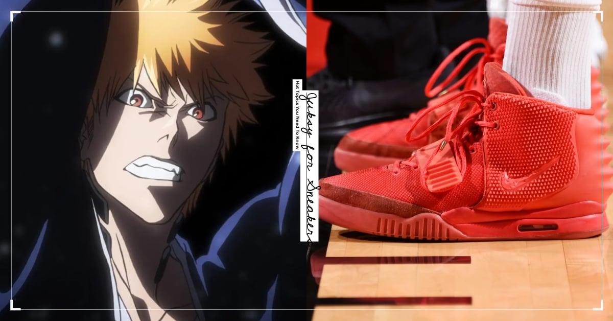 BLEACH 死神千年血戰篇 Nike Air Yeezy 2 Red October