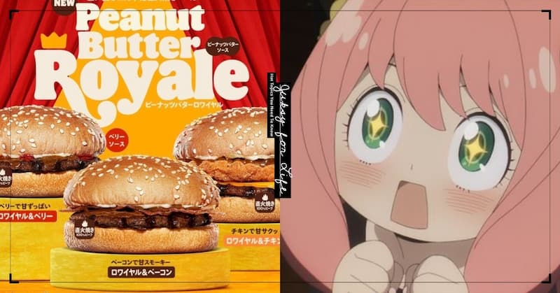 日本漢堡王 x 《間諜家家酒》推出 3 款安妮亞最愛的「花生醬漢堡」，宣傳海報與張貼位置也藏巧思！
