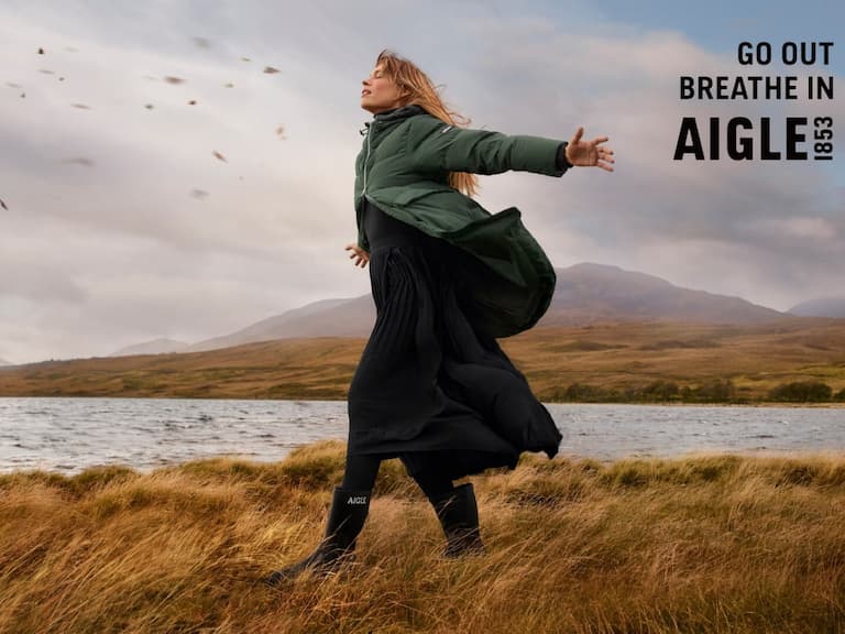 AIGLE 全球最新形象企劃,帶領人們重返大自然,一起出發,自由森呼吸!