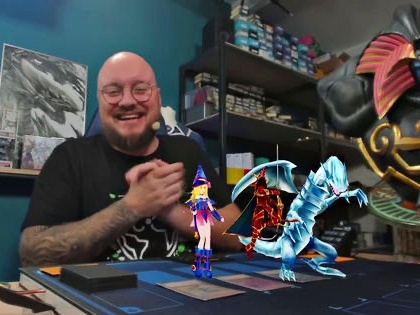 《遊戲王》粉絲 SuperZouloux 耗時七個月打造「3D 立體卡牌投影技術」，巨神兵也可招喚！