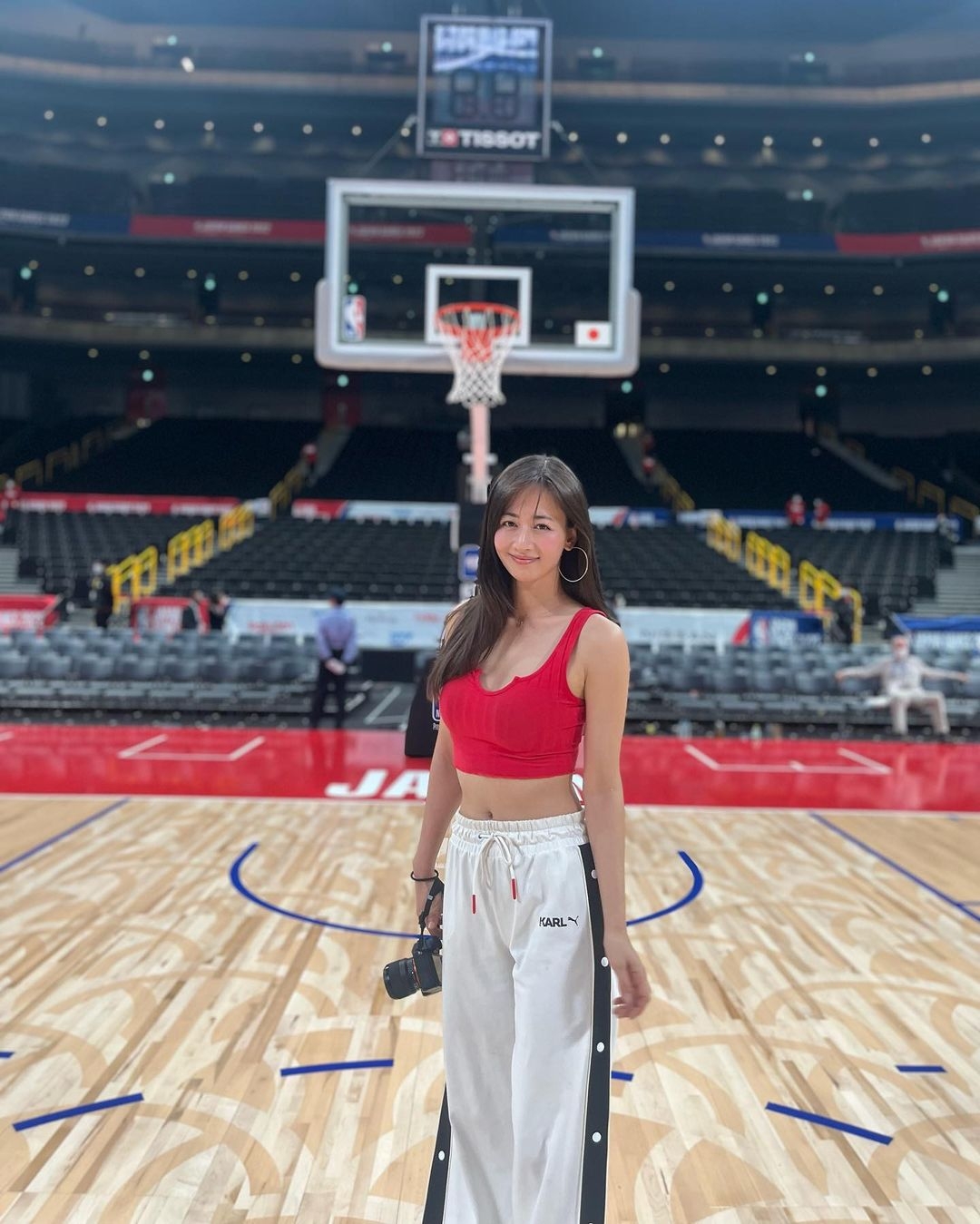 NBA 最美日本女記者 IG 預告將來台灣看球！