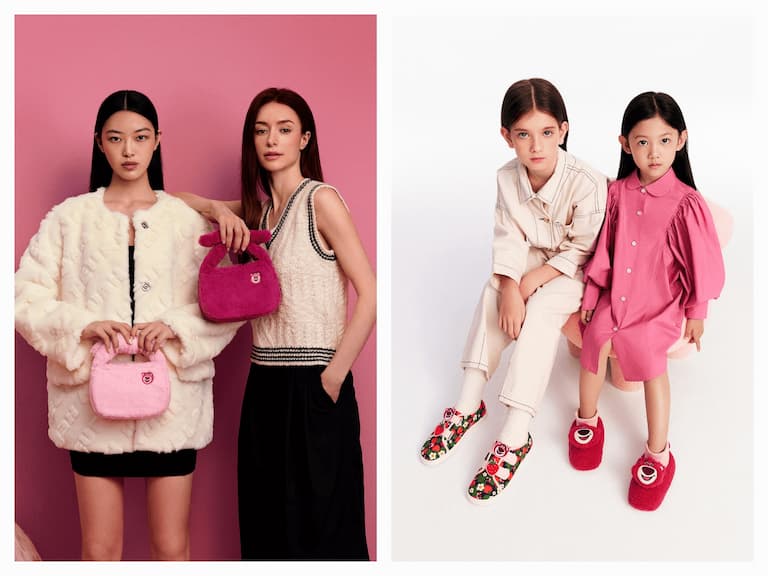 CHARLES & KEITH 迪士尼皮克斯熊抱哥系列,用俏皮設計與夢幻草莓粉,帶你找回最淘氣的青春樣貌
