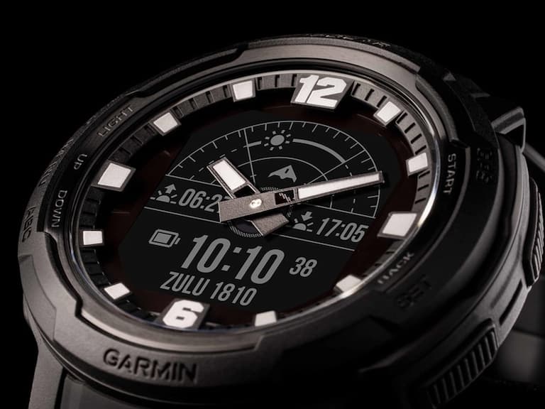 GARMIN 推出業界唯一指針款智慧全螢幕 GPS 運動錶 INSTINCT CROSSOVER！城市戶外咖準備好了嗎！