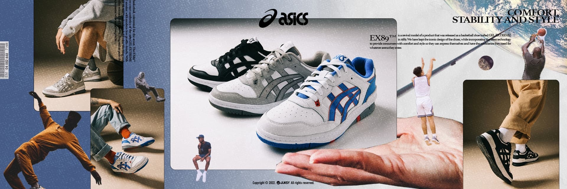 ASICS 經典復古球鞋還有這雙！EX89 復刻登場強勢來襲，向 80 年代籃球風潮致敬！