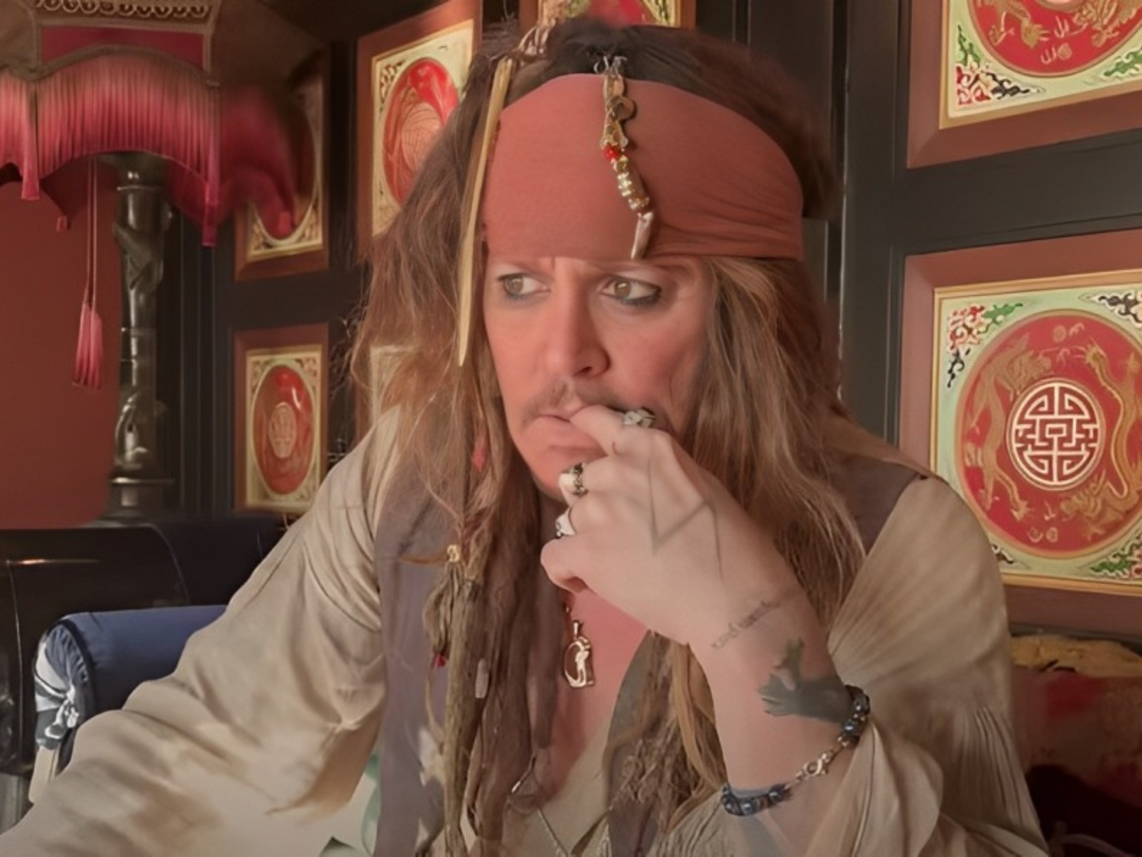 強尼戴普 Johnny Depp 重新扮回《神鬼奇航》傑克船長，片頭響起引粉嗨翻：「跪求回歸！」