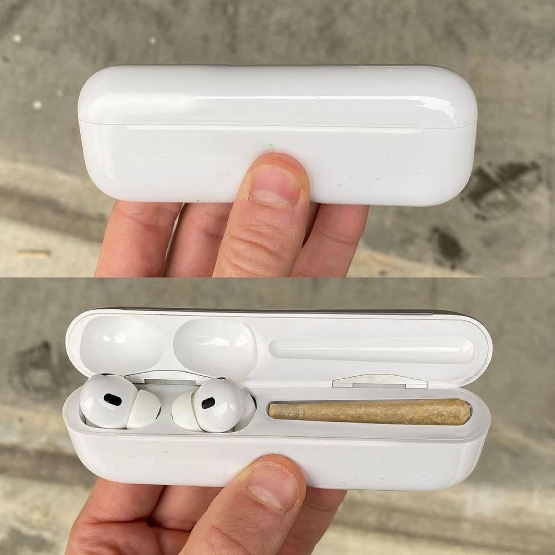 國外神人自製「AirPods + 大麻」收納盒！