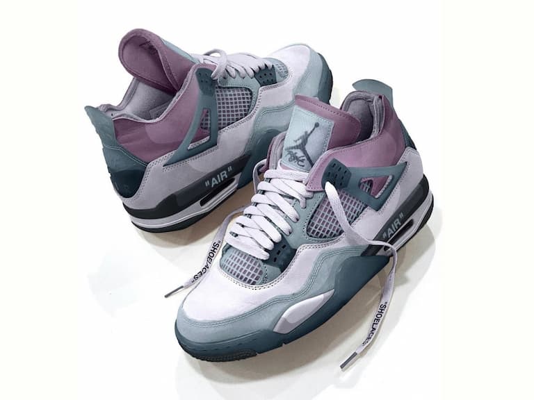 Off-White x Air Jordan 4「裝甲超夢」客製鞋登場，帥到哭著跪求市售版本！