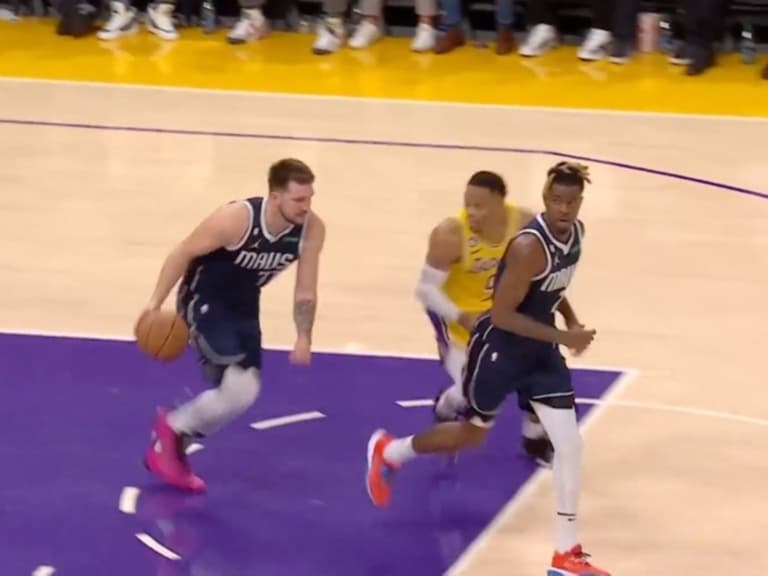 NBA/Westbrook「蠻力撞飛」Doncic 被判一級惡意犯規,湖人 4 分差不敵獨行俠!