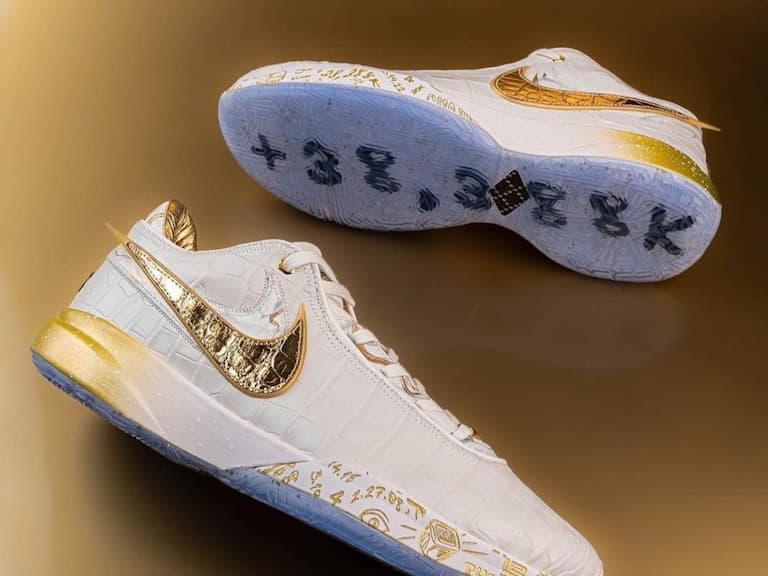 Nike 攜手 The Surgeon 打造 LeBron 20「38388」客製鞋款,慶祝詹皇登頂歷史得分王!