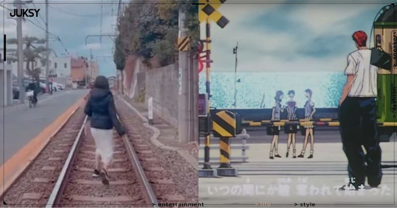日本女網紅擅闖《灌籃高手》熱門打卡點平交道拍片，引起全網炮轟怒罵！