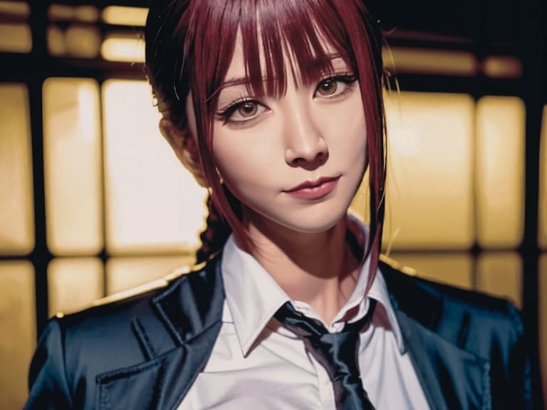 AI 繪圖神還原《鏈鋸人》真紀真,真人形像讓人秒戀愛!