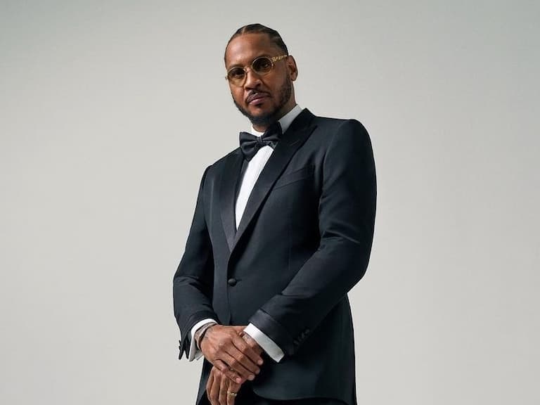 Carmelo Anthony 腳踩 Tiffany&Co. x Nike 聯名鞋,帥度直接超標 LeBron James!