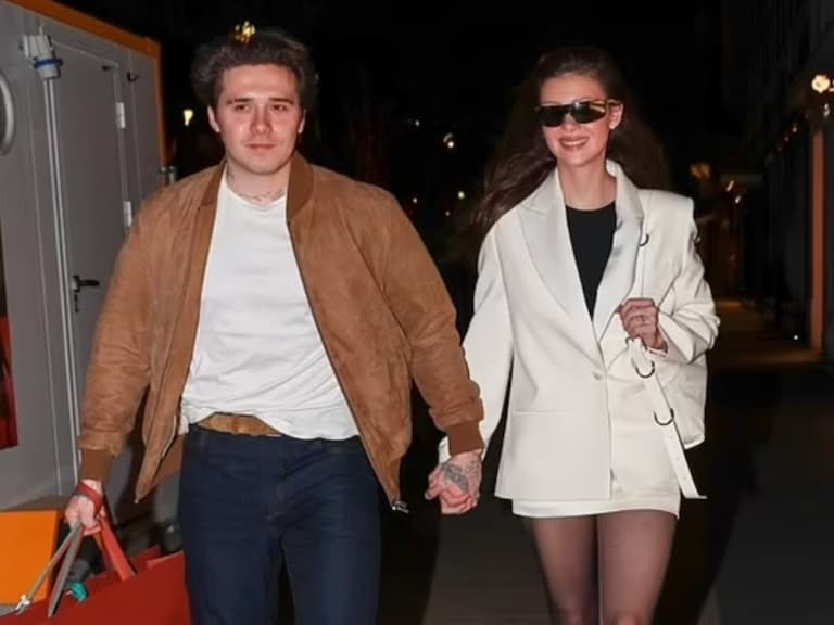 布魯克林貝克漢 Brooklyn Beckham 與愛妻大血拼,妮寇拉佩茲 Nicola Peltz 穿迷你裙、長靴超時尚!