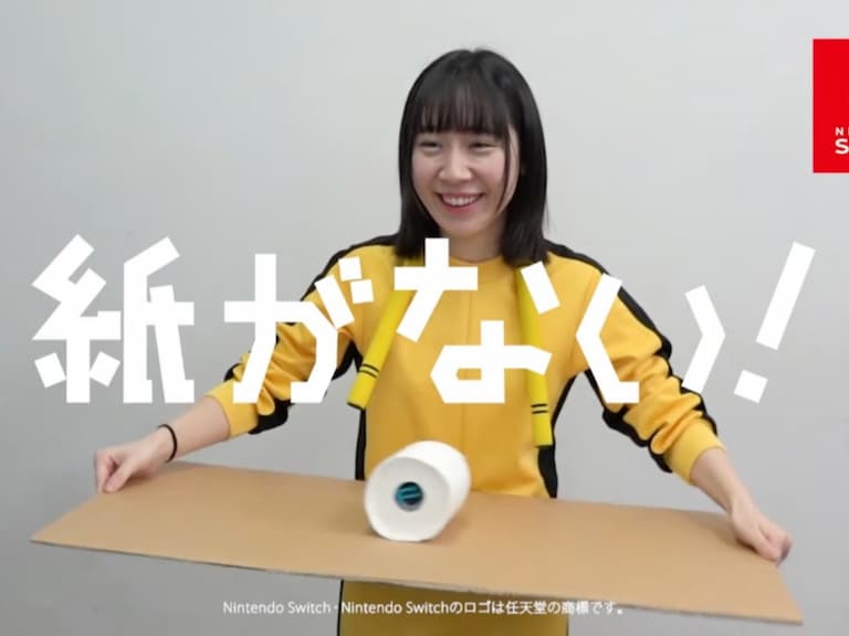 任天堂 Switch 推出全新體感遊戲《沒有衛生紙！》，還需搭配「捲筒衛生紙」才能玩！