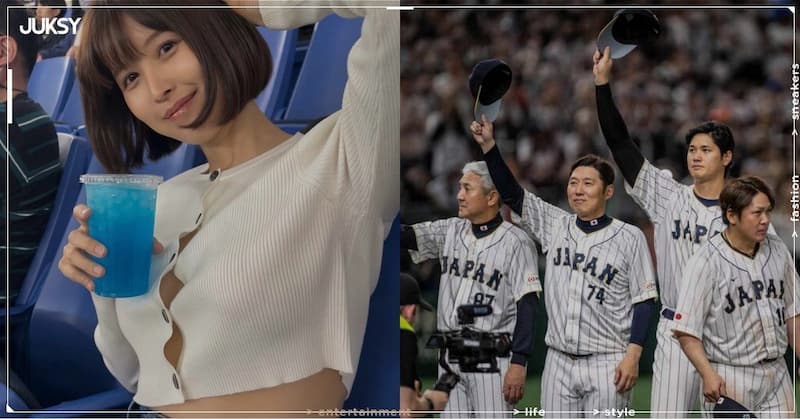 人氣女優葵司身穿「超強戰服」到經典賽現場幫日本隊加油，火辣照片吸引 5 萬粉絲按讚！