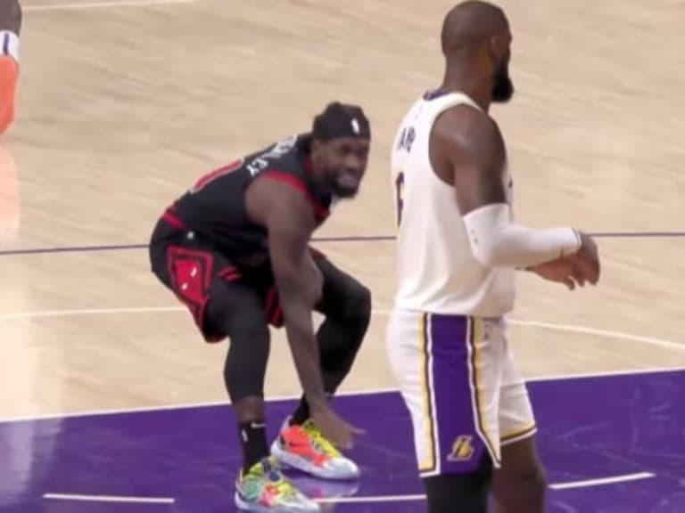 NBA/詹皇 LeBron James 傷癒復出湖人卻輸球,還遭瘋狗貝 Patrick Beverley 比「太小」嘲諷手勢!