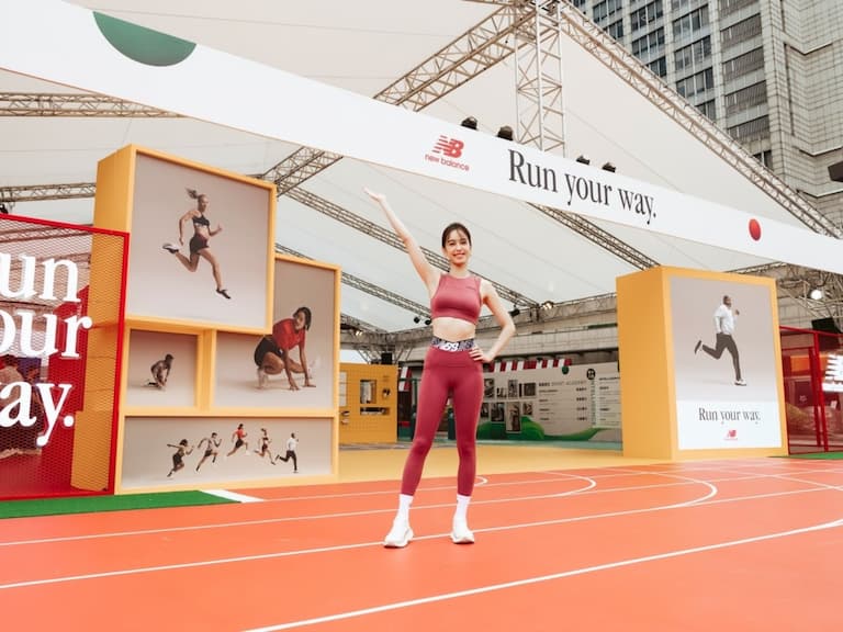陳庭妮、人氣 YT 羽球隊活力助陣!New Balance「Run your way 跑動基地」台北限定登場!