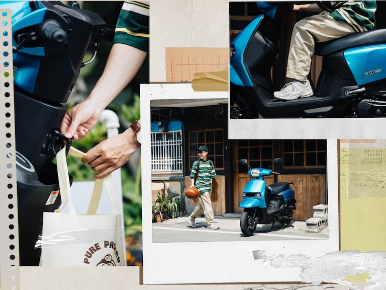 靈感卡關Ｊ樣解！跟著平凡製作主理人黃銘彰騎乘 SUZUKI SUI 125 享受自遊自在，讓生活好好「解壓縮」