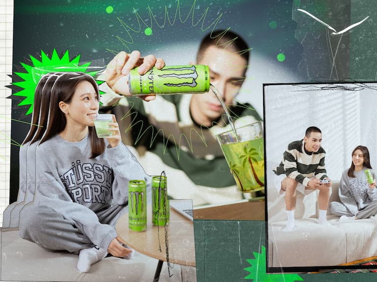 今日份能量補給！一直保持好運氣的最佳方式 精氣不足時隨時來ㄧ瓶 Monster Energy 用低熱量換取高能量