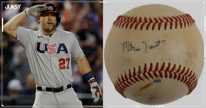 MLB / 天使隊球星「鱒魚」楚奧特 12 歲的「簽名棒球」被拍賣，最終以近 50 萬台幣成交！