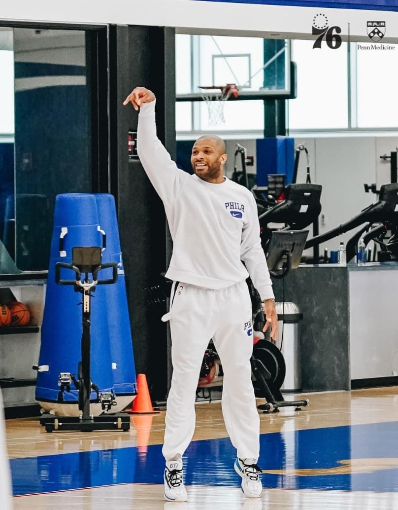 P.J. Tucker Travis Scott Fragment Air Jordan 1