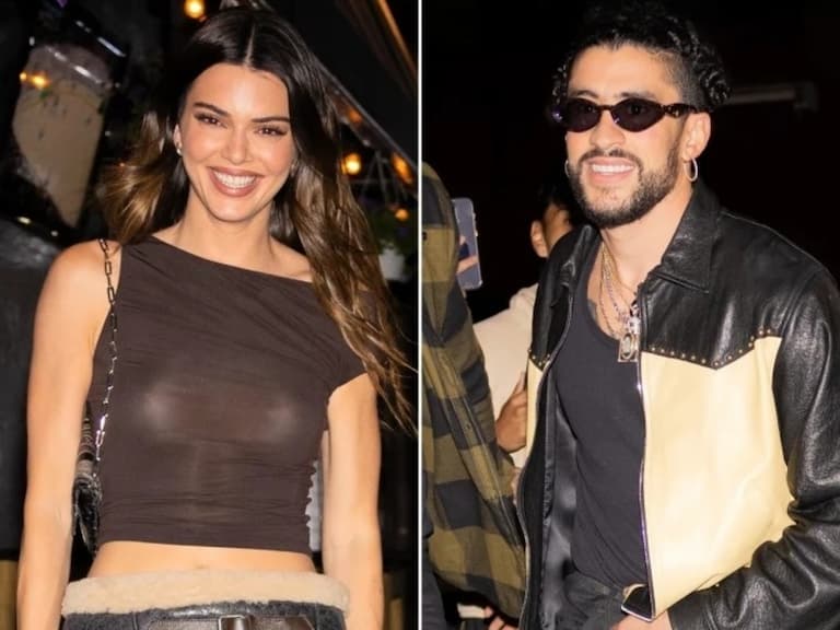 坎達兒珍娜 Kendall Jenner 與壞痞兔 Bad Bunny 水煙館約會，皮革情侶裝時髦度滿分！