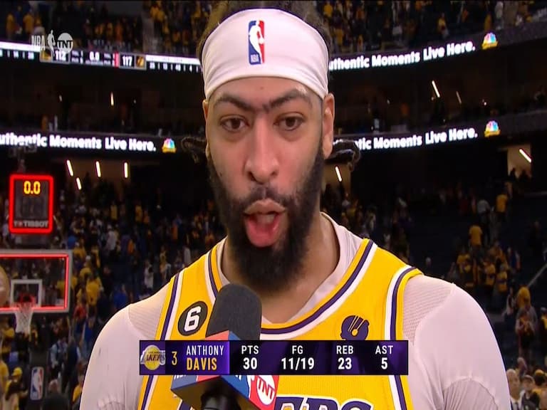 NBA 季後賽/湖人客場擊敗勇士系列賽搶第一勝,AD 全場狂炸 30 分 23 籃板打爆勇士禁區!