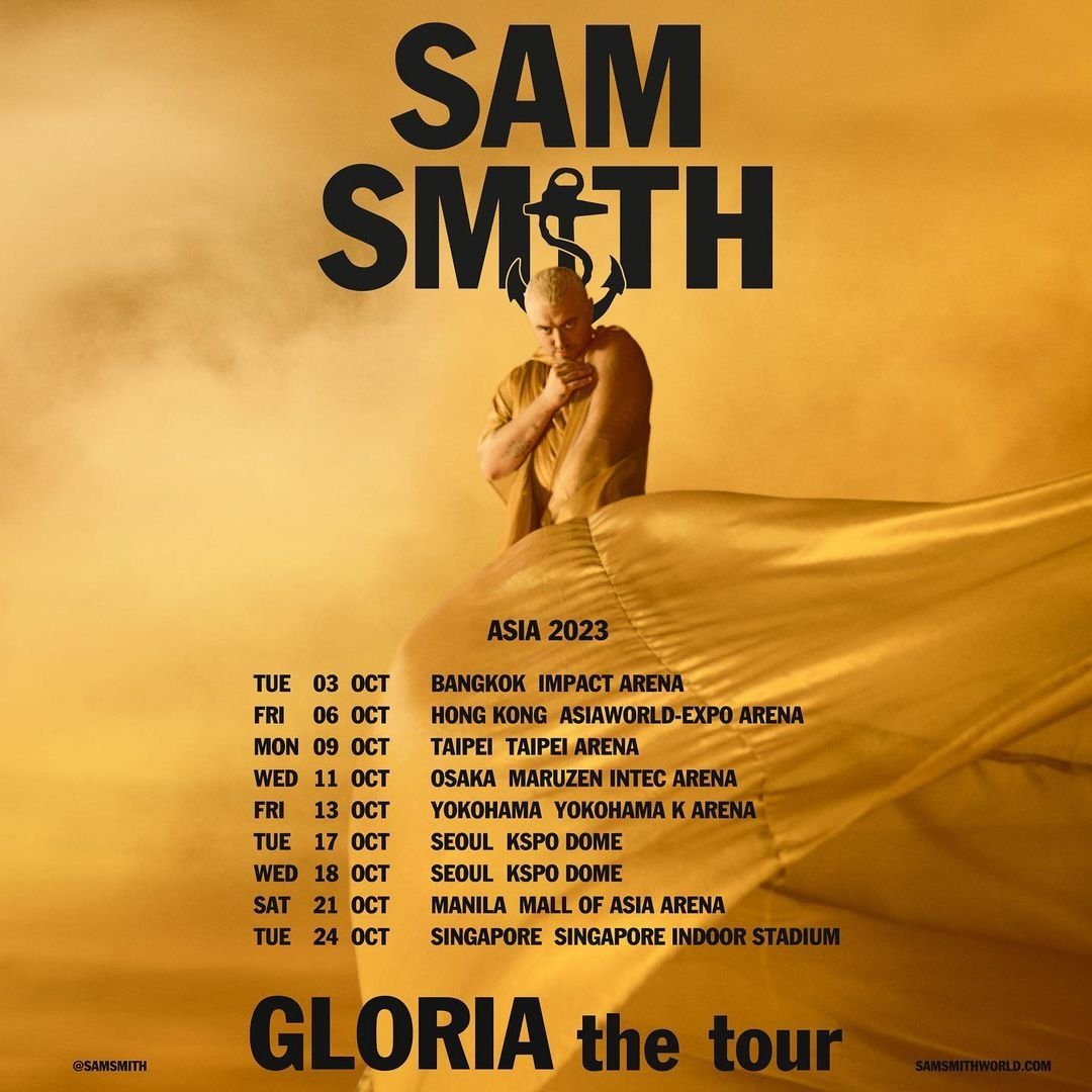 英國空靈歌手 Sam Smith 將在 10 月於台北小巨蛋開唱！