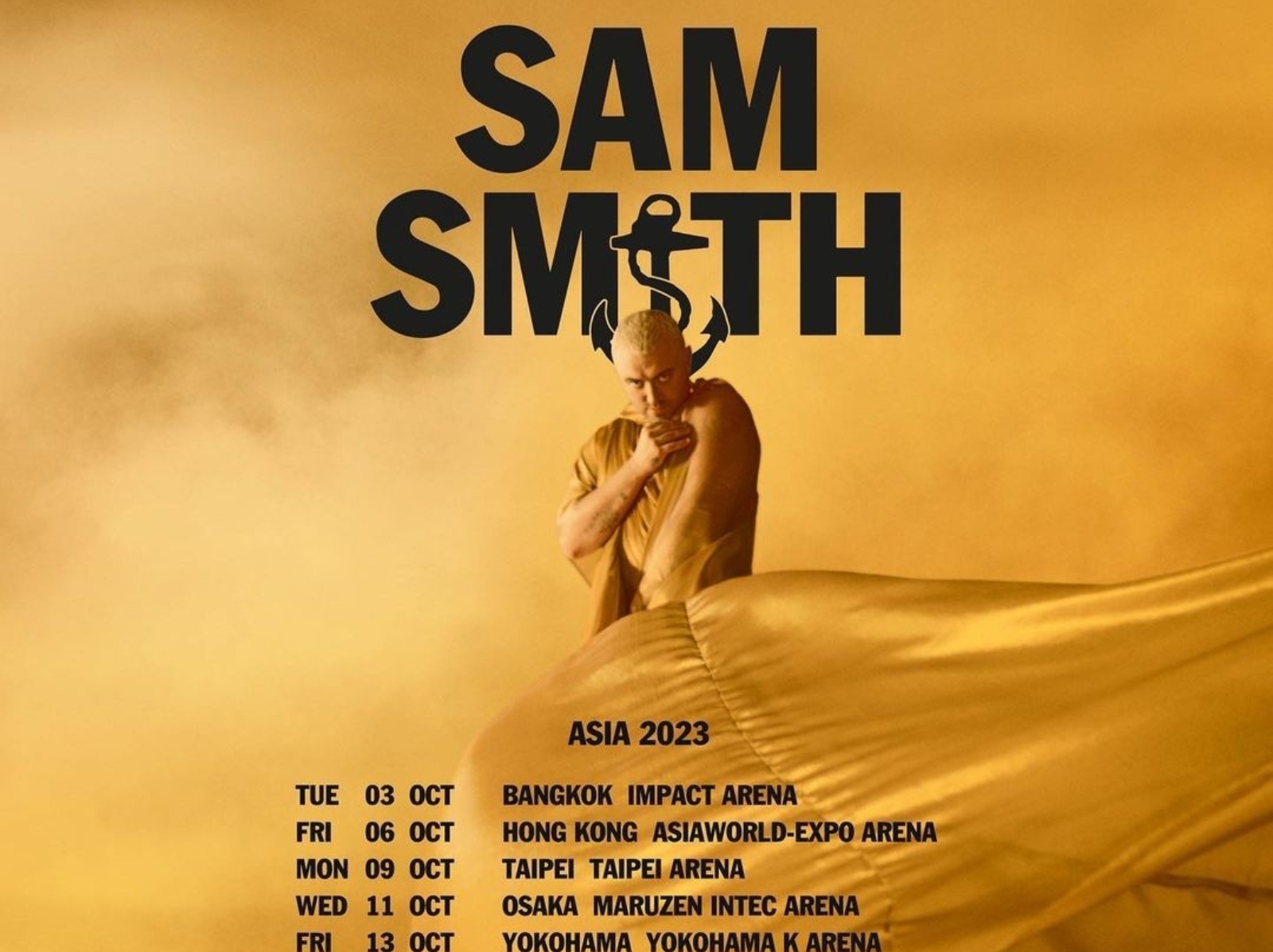 英國空靈系歌手 Sam Smith 世界巡演「GLORIA the tour」無預警加開亞洲場，將在 10 月登陸台北小巨蛋開唱！