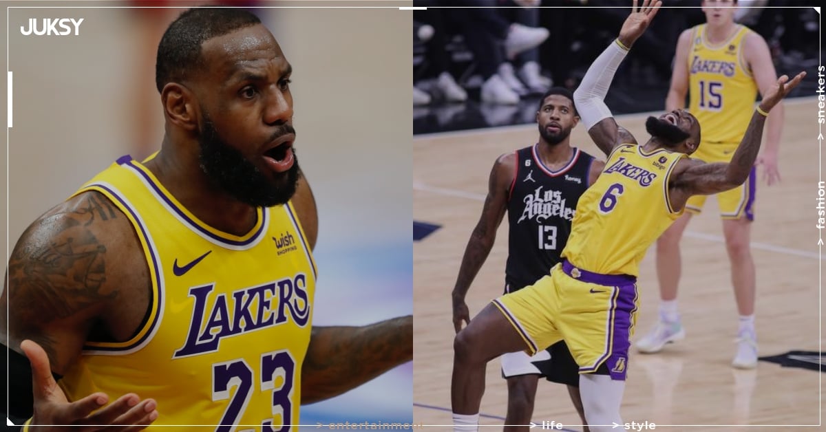 NBA 詹皇 LeBron James 假摔