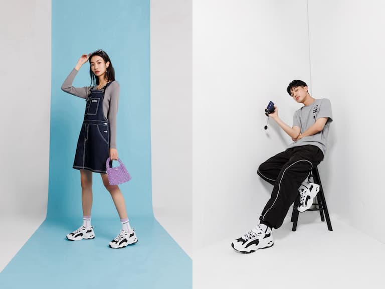 Y2K懶人穿搭五大心法，你需要的是這雙 SKECHERS D'LITES 4.0！