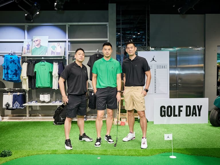 Jordan 16 Songgao舉辦一日「GOLF DAY」活動，隆重邀請到台灣飛人陳信安為開球嘉賓